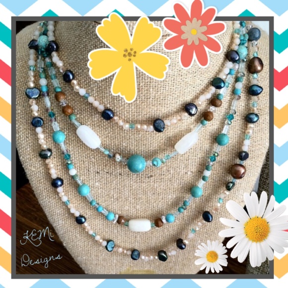 Boho Chic Necklace x2 - Picture 7 of 7